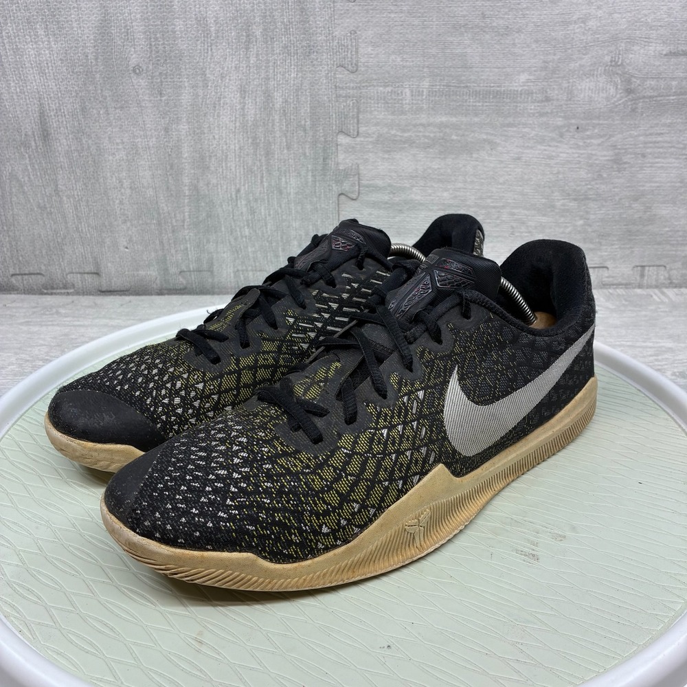 Nike Kobe Mamba Instinct Mens 12 Black Gold Basketball Shoes 852473-017